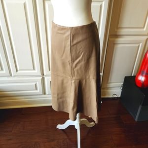 Harlowe & Graham Grey/Brown Large Skirt